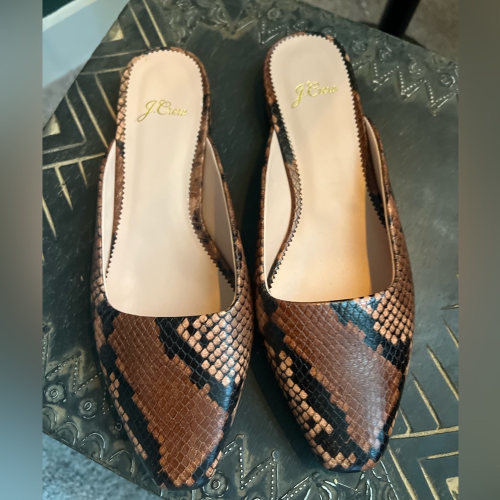 Final price J.Crew Carolyn mule flats size 7.5 new